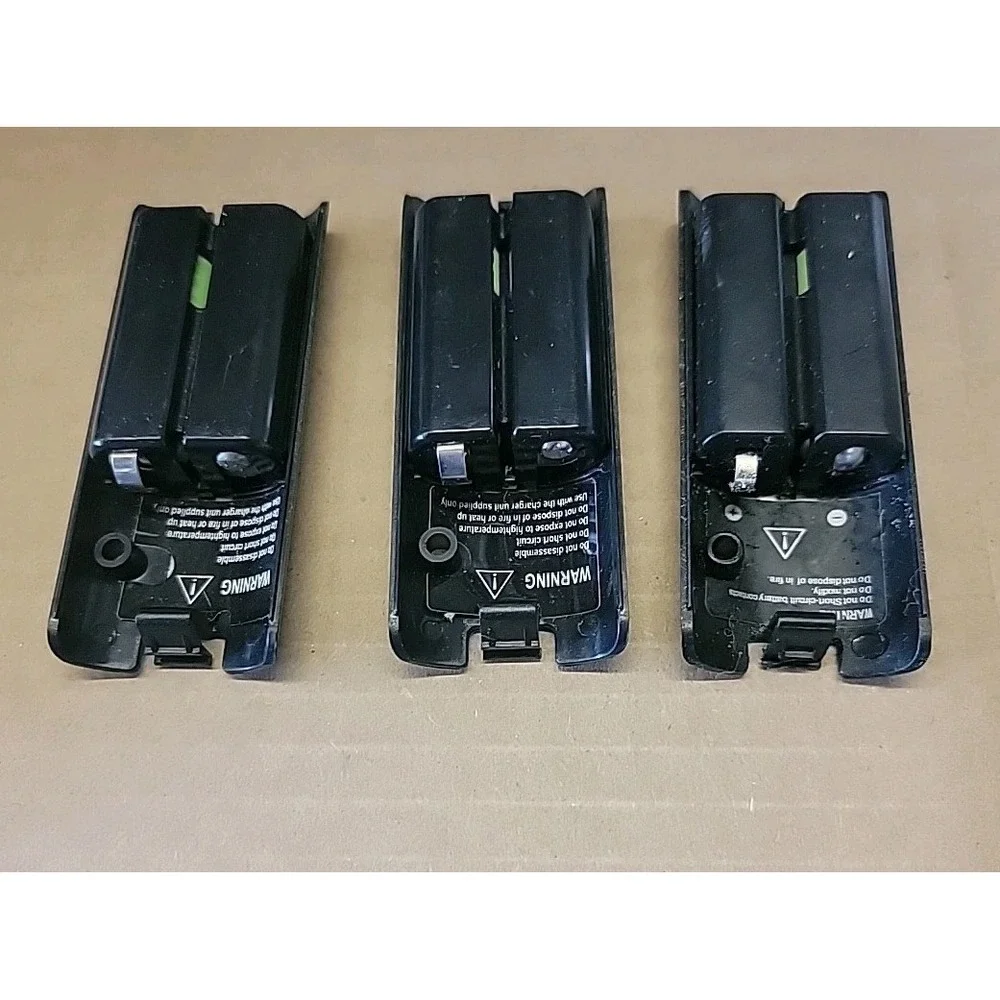 Lot Of 3 Wii Remote Replacement Battery Door x2 Black